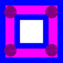 download Block Icon clipart image with 180 hue color