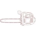 download Chain Saw clipart image with 225 hue color