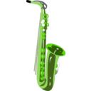download Saxophone clipart image with 45 hue color