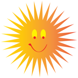 Happy Smiley Hot Sun
