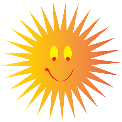 Happy Smiley Hot Sun