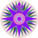 download Compass clipart image with 225 hue color