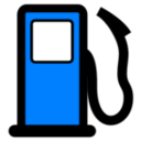 download Fuel Pump Map Poi clipart image with 180 hue color