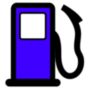 download Fuel Pump Map Poi clipart image with 225 hue color