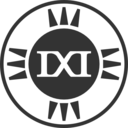 Fictional Brand Logo Ixi Variant E
