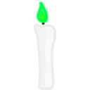 download Candle clipart image with 90 hue color