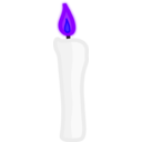 download Candle clipart image with 225 hue color