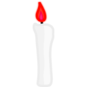 download Candle clipart image with 315 hue color