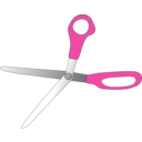 download Scissors Wide Open clipart image with 315 hue color