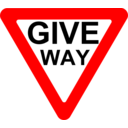 Roadsign Give Way