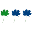 download Maple Leaf clipart image with 90 hue color