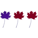 download Maple Leaf clipart image with 225 hue color