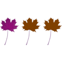 download Maple Leaf clipart image with 270 hue color