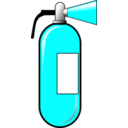 download Fire Extinguisher clipart image with 180 hue color