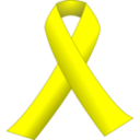 download Yellow Ribbon clipart image with 0 hue color