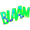 download Blaam clipart image with 225 hue color