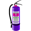 download Fire Extinguisher clipart image with 270 hue color