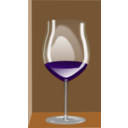 download Copa De Vino clipart image with 270 hue color