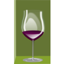 download Copa De Vino clipart image with 315 hue color