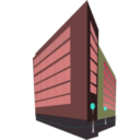 download Commercial Building clipart image with 135 hue color