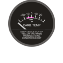 download Carburetor Air Temperature Gage clipart image with 270 hue color