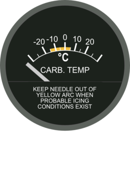 Carburetor Air Temperature Gage