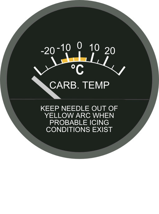 Carburetor Air Temperature Gage