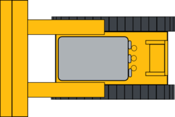 Simple Yellow Bulldozer