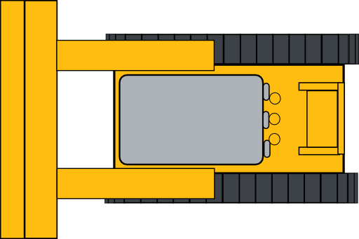 Simple Yellow Bulldozer