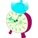 download Alarm Clock Is Angry clipart image with 135 hue color