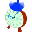 download Alarm Clock Is Angry clipart image with 180 hue color