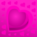 download Heart clipart image with 315 hue color