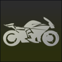 download Bike Icon clipart image with 225 hue color