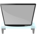 download Tv Set 7 clipart image with 0 hue color