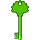 download Key clipart image with 45 hue color