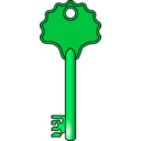 download Key clipart image with 90 hue color