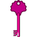 download Key clipart image with 270 hue color