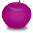download Red Apple clipart image with 315 hue color