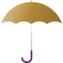 download Green Umbrella clipart image with 270 hue color