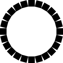 24 Rotated Squares