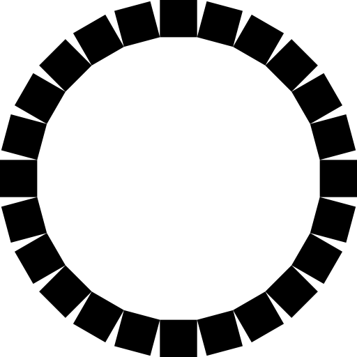 24 Rotated Squares