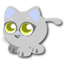 download Baby Cat clipart image with 225 hue color