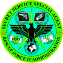 download Secret Service Special Agent Rescue Force It Administration Badge clipart image with 45 hue color