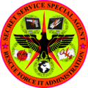 download Secret Service Special Agent Rescue Force It Administration Badge clipart image with 315 hue color
