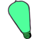 download Lightbulb 3 clipart image with 90 hue color