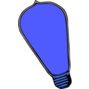 download Lightbulb 3 clipart image with 180 hue color