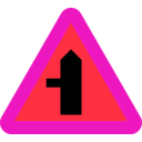 download Roadlayout Sign 5 clipart image with 315 hue color