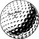 download Golfball clipart image with 180 hue color
