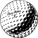 download Golfball clipart image with 0 hue color