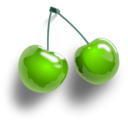 download Cherries clipart image with 90 hue color